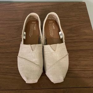 Beige Toms Size 8.5